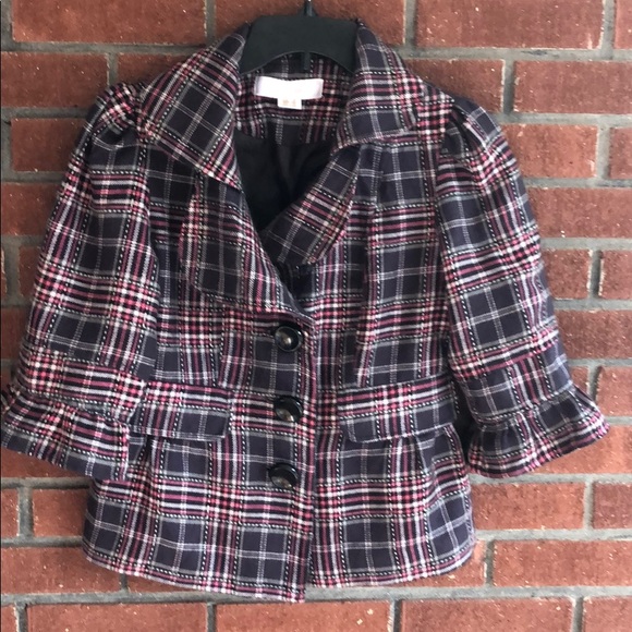 Mac & Jac Plaid Blazer-size - small size - Picture 2 of 16